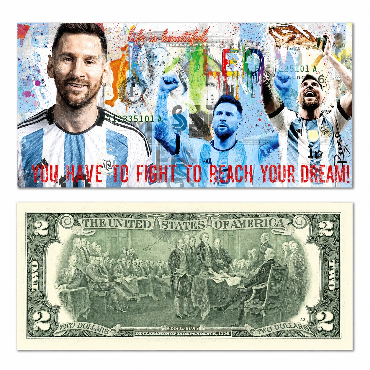 Lionel Messi Leo — Rency Art $2